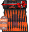 Premium Acupressure Massage Mat - Spiked Therapy Pad for Back Pain Relief - Stress Reduction & Muscle Recovery - Neck & Shoulder Relaxation - Better Sleep & Improved Circulation