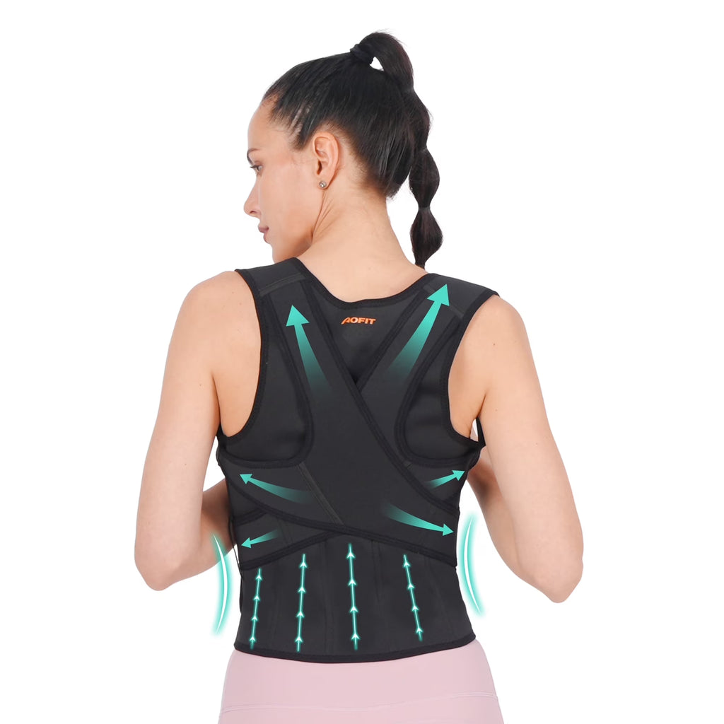 Back Brace and Posture Corrector for Women and Men, Back Straightener Posture Corrector