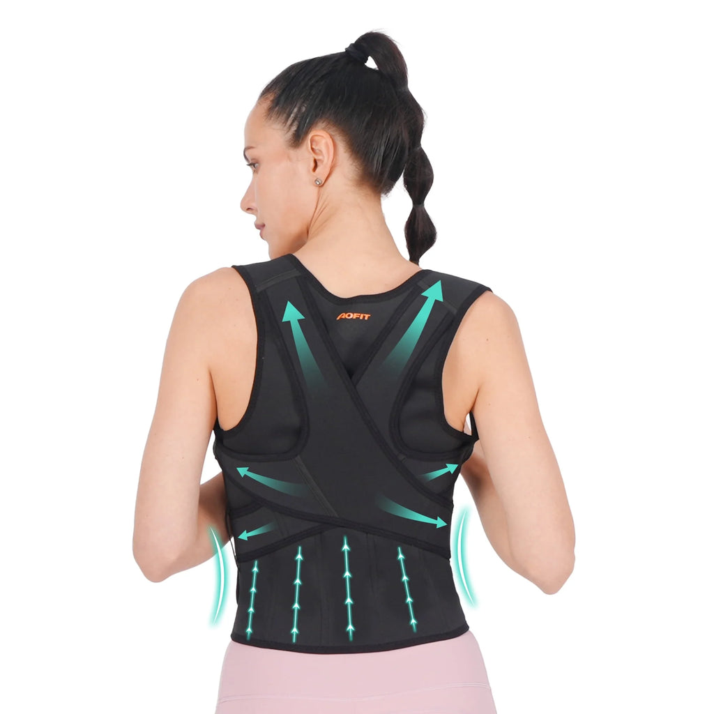 Back Brace and Posture Corrector for Women and Men, Back Straightener Posture Corrector